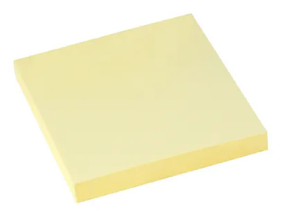 Блок бумаги 76*76мм самоклеящийся 100л желтый, BRAUBERG - фото 2