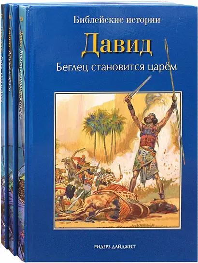 Библейские истории: Сила веры. Руфь, Иов и Анна. Самуил. Друзья и враги. Давид. Беглец становится царем (комплект из 3-х книг) - фото 1