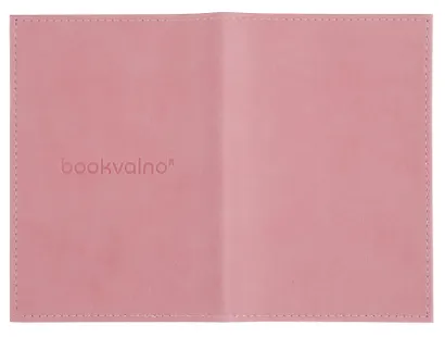 Обложка для паспорта bookvalno, цвет розовый  (экокожа) (ОПН2025-3) - фото 4
