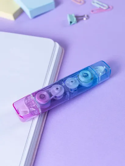 Лента клеящая+корректор лента 2 в 1, в ассортименте - фото 10