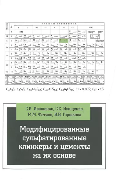 Модифицированные сульфатированные клинкеры и цементы на их основе - фото 1