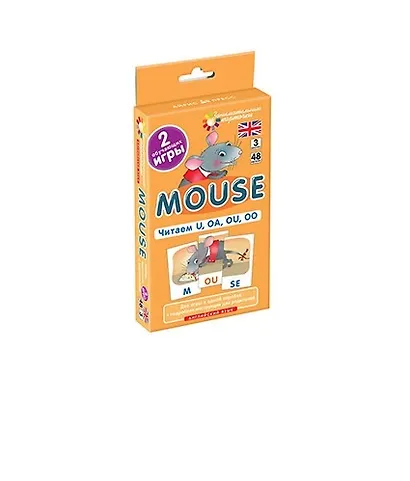 Наглядное пособие. Mouse. Читаем U, OA, OU, OO. Английский язык, Level 3. Набор карточек с картинками - фото 2