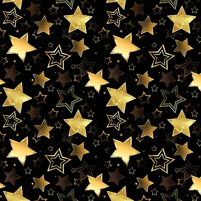 Бумага упаковочная 70*100см "Black.Gold.Whitel" НГ,инд.уп., ассорти - фото 11