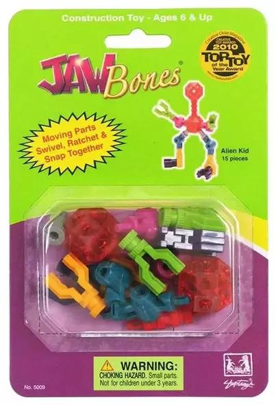 Игрушка Jawbones Конструктор Инопланетянин 15 деталей в блистере 5009 - фото 1