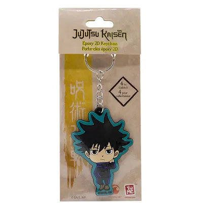 Коллекционный 2D брелок Jujutsu Kaisen, Мегуми Фушигуро, YuMe, (5х7х16), (11263) - фото 2