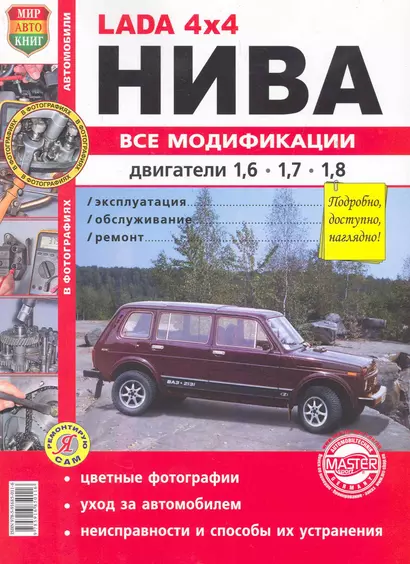 ВАЗ LADA 4*4 Нива все модификации цв фото - фото 1