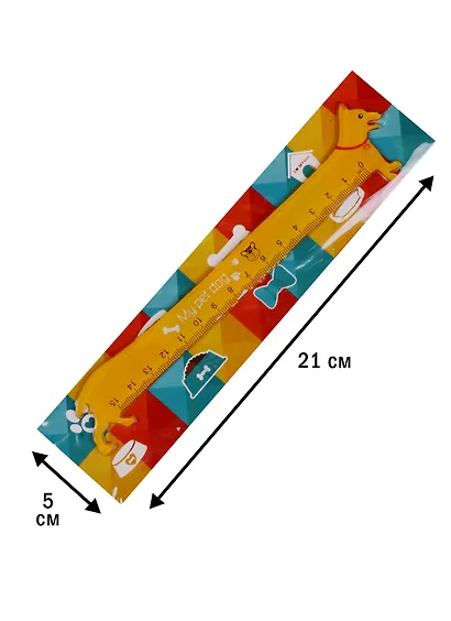 Линейка 15см "My pet dog" - фото 3