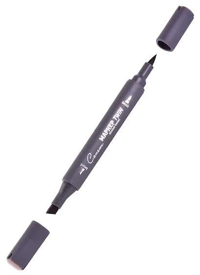 Маркер художественный "Сонет" Twin Brush сиена жжёная, Сонет - фото 2