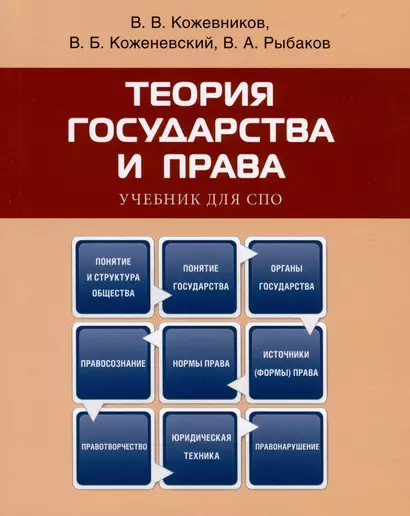 Теория государства и права. Учебник для СПО - фото 1