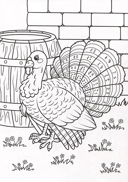 Раскраскa А4 эконом. Ферма - фото 4