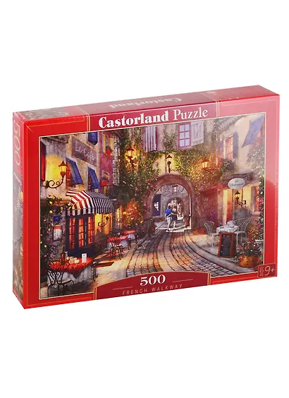 Пазл Castorland 500 эл. 47*33см. Французская улочка - фото 1