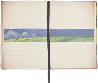 Книга для записей "Ван Гог. Звездная ночь над Роной" А5, твердая обложка - фото 10