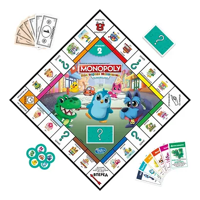 Игра настольная Hasbro Games Монополия Джуниор 2в1 - фото 5