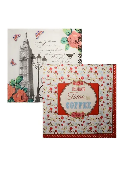 Набор для творчества Салфетки для декупажа Время кофе в Лондоне - 2 шт. - фото 1