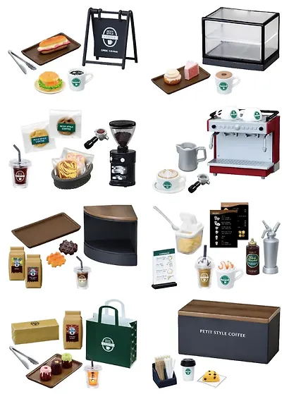 Фигурка коллекционная Re-ment Набор миниатюр Кофейня. Style Coffee (69620) - фото 9