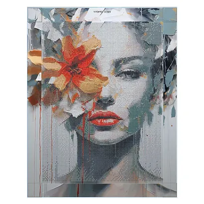 Алмазная  мозаика "Женственность" 30*40 см - фото 1