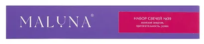 Набор магических свечей №39 Maluna (12шт) (Женская энергия,Притягательность,Успех) (2039) - фото 3