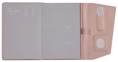 Ежедневник недатированный «Спилок делавэ» А5, розовый, 120 листов, экокожа, Escalada - фото 7
