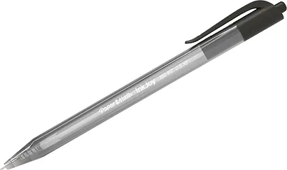Ручка шариковая Paper Mate, InkJoy 100 RT, автоматическая черная 0,5 мм - фото 1