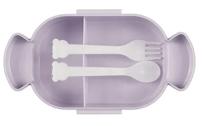 Ланч-бокс Конфета 1000мл (пластик) (24х13,5х6,5) (12-07944-22-21) сиреневый - фото 3