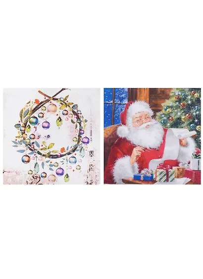 Набор салфеток для декупажа Проверка списка желаний 2 шт. (303534/SDL057700) (упаковка) - фото 1