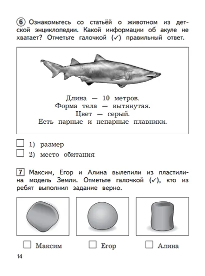 Окружающий мир. 1 класс. Предварительный контроль, текущий контроль, итоговый контроль - фото 4