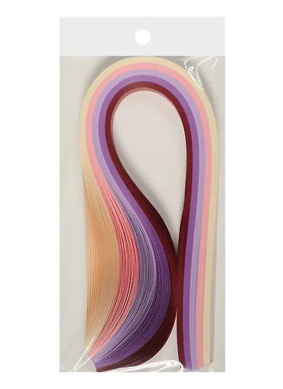 Бумага для квиллинга в пакете с подложкой (10mm) (120 листов) (52cm), оттенки фиолетового (11- - фото 1