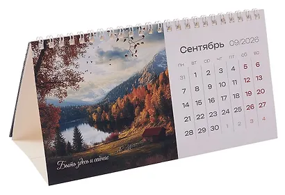 Календарь 2026г 210*120 "Время вдохновения" настольный, домик - фото 3