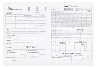Личная карточка работника, форма Т-2, - фото 2