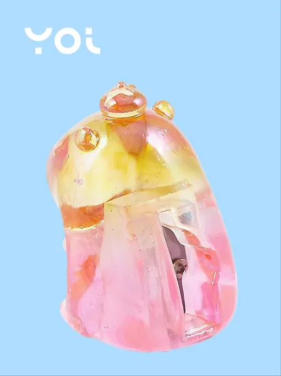 Точилка 1 отверстие, "Капибара", прозрачная, в ассортименте, Yoi - фото 5