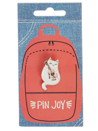 Набор металлических значков  Котики и  Кит (3шт) - фото 9