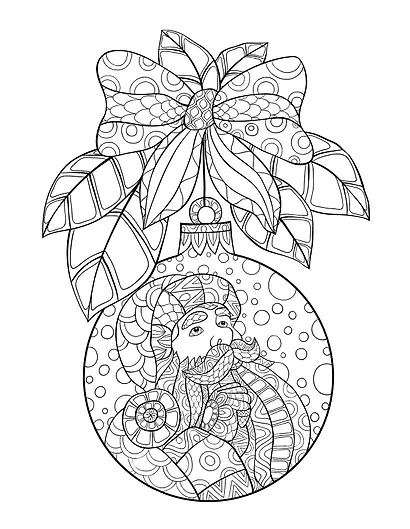 Новогодняя раскраска - фото 7