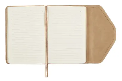 Ежедневник недат. А5+ 160л 155*220 "Пике" бежевый, кожзам, тв.переплет, метал.декор, тиснение фольгой, магнит.клапан, офсет, ляссе, подар.упаковка - фото 9