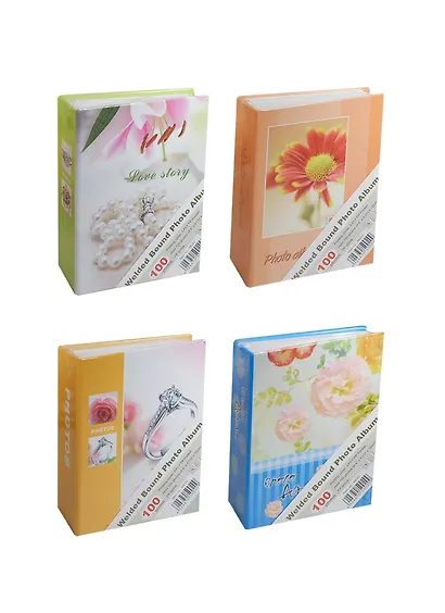 Фотоальбом Цветы 100фото 10*15см твердая обложка в асс. (M020) - фото 4