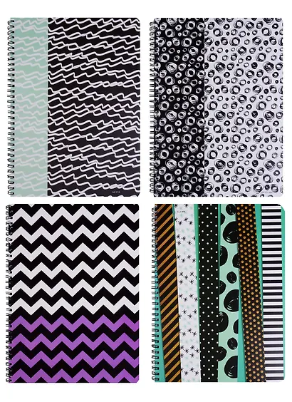 Тетрадь в клетку Trees Yiwu, "Зигзаг", А4, 80 листов, в ассортименте - фото 5