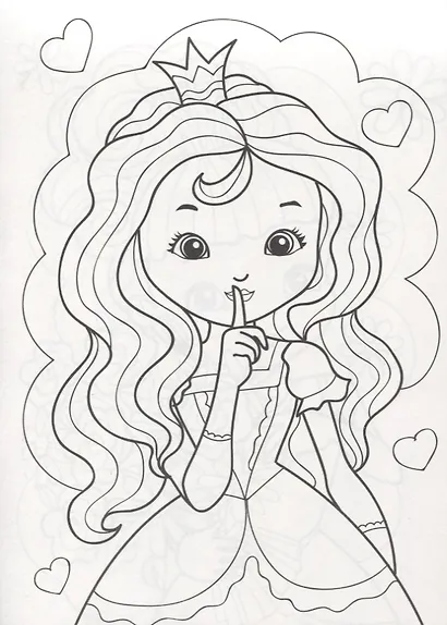 Добрые принцессы. Комплект раскрасок для детских садов и центров развития. 100 листов - фото 4