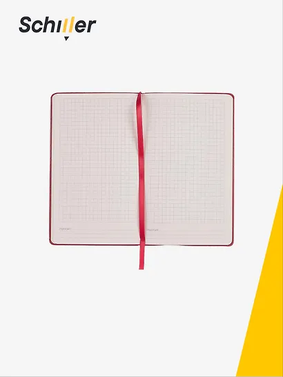 Книга для записей «Universal» А5-, 70 листов в клетку, красная, Schiller - фото 3