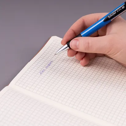 Ручки шариковые автоматические синие 12 штук "B-line" 0,5 мм, Schiller - фото 5