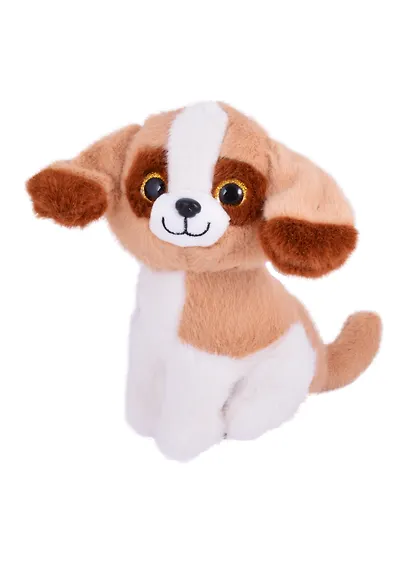 Мягкая игрушка Щенок с длинными ушками коричневый, 20см - фото 1
