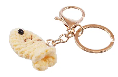 Брелок вязаный Рыбка (текстиль) (12см) (12-4305-202507-KNIT3) - фото 4