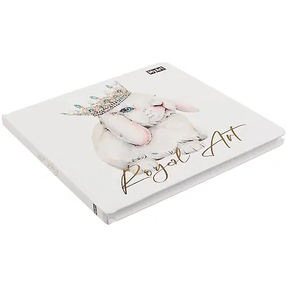 Скетчбук 200*200 40л "Кролик" белый офсет, 160г/м2, тв.обложка - фото 2