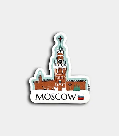 Магнит Кремль (Москва) (5х5) (MAG00-MSK0029-F-EN) - фото 1