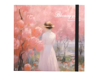 Скетчбук "Blooming girl" 230*220, 50 листов, 160г/м2, твердая обложка, в ассортименте - фото 7