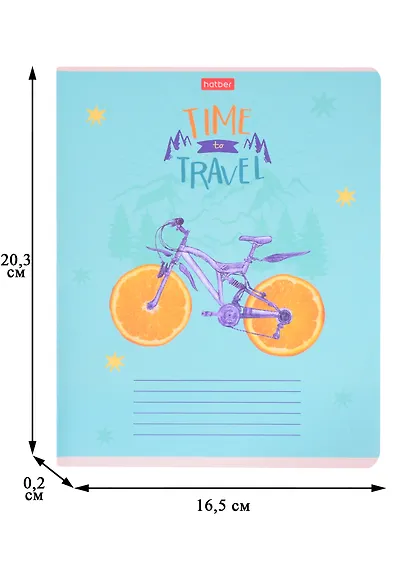 Тетрадь в клетку Hatber, "Креативчик", 18 листов, в ассортименте - фото 2