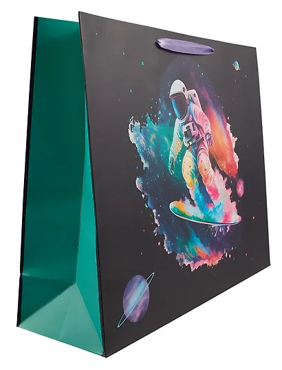 Пакет А3+ 40*50*15 "Space skate" дет., бум.мат.ламинат, ассорти - фото 2