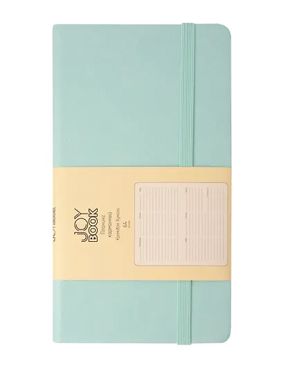 Планинг недат. 64л "Joy Book" сахарный лед, карманный, иск.кожа 7Б, скругл.углы, тонир.блок, резинка, офсет, ляссе - фото 1