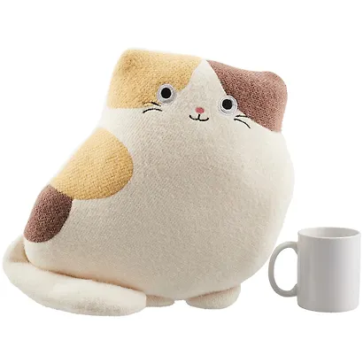 Мягкая игрушка Котик пятнистый (текстиль,ворс) (40х39) (12-01014-6290) - фото 2