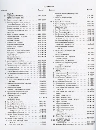 Атлас. Экономическая и социальная география мира. 10-11 класс (с контурными картами и заданиями) - фото 3