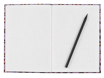 Книга для записей А5 100л кл. "Леопард" 7БЦ, мат.лам, тиснение фольгой, офсет - фото 3
