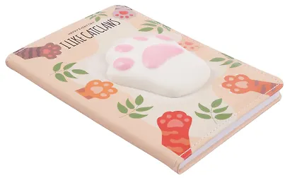 Книга для записей А5 лин. "Лапка", ассорти - фото 4